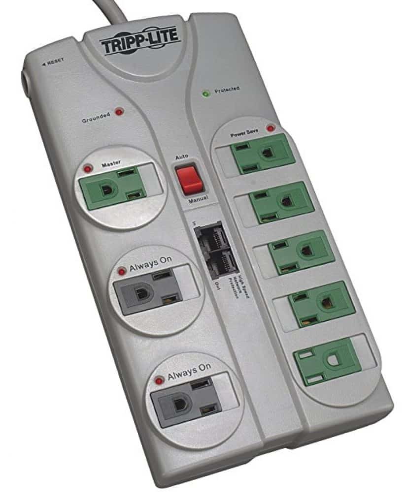 Tripp Lite Surge Protector TLP808NETG
