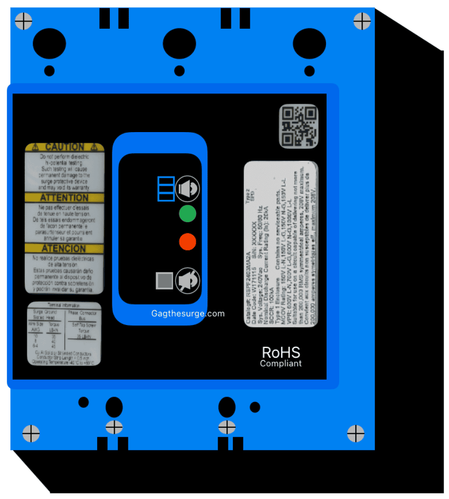 Industrial surge protection devices