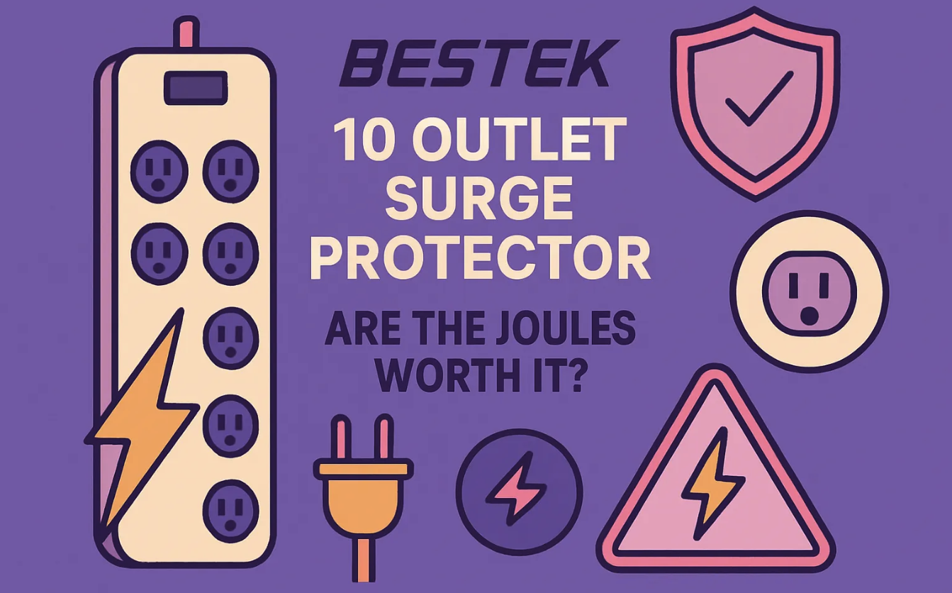 Bestek 10 Outlet Surge Protector - Are the Joules Worth it