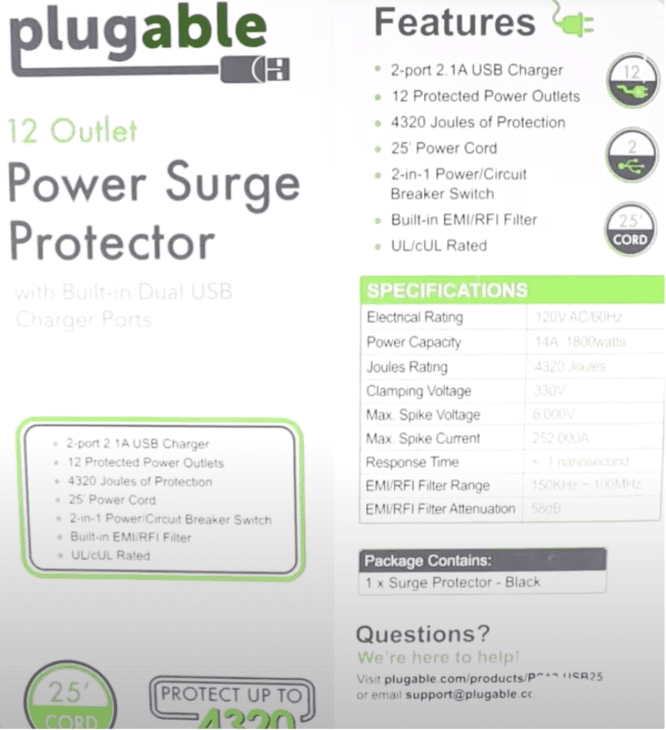 Plugable SPD Specs