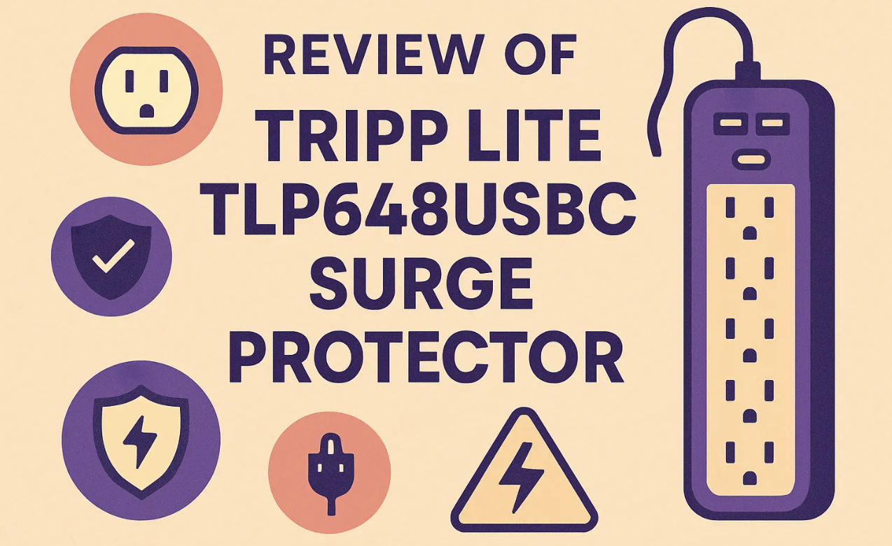 Review of Tripp Lite TLP648USBC Surge Protector