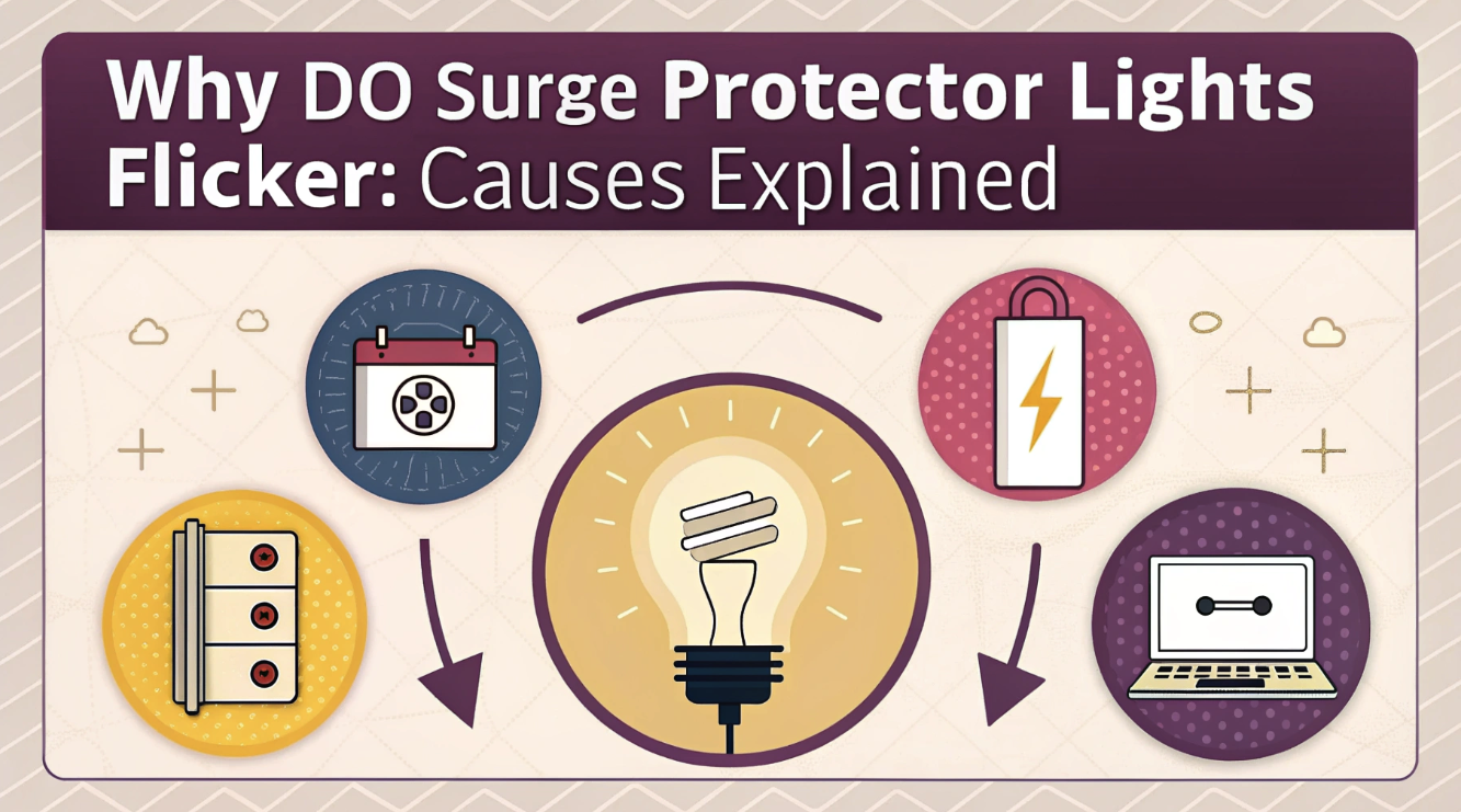 Why Do Surge Protector Lights Flicker - Causes Explained