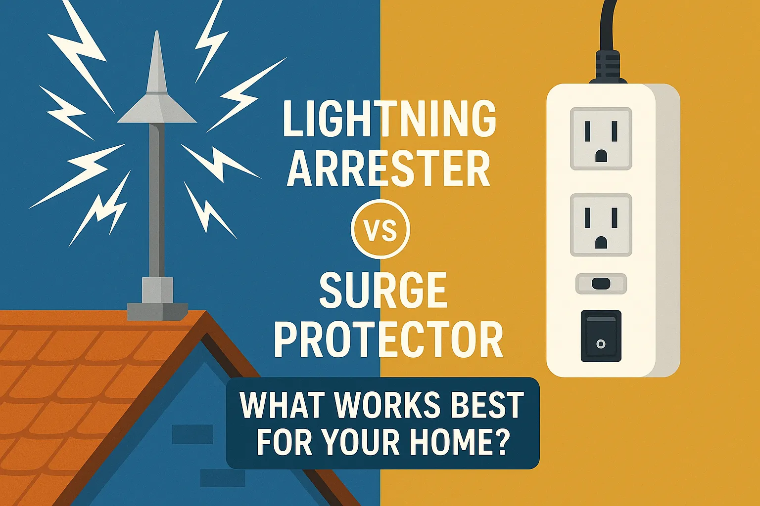 Lightning Arrester vs Surge Protector- What Works Best for Your Home