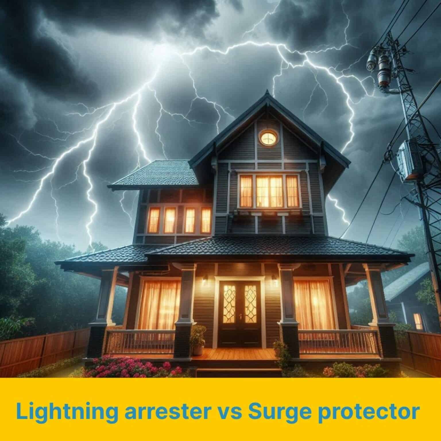 Understanding the Differences: Lightning Arrester vs Surge Protector ...