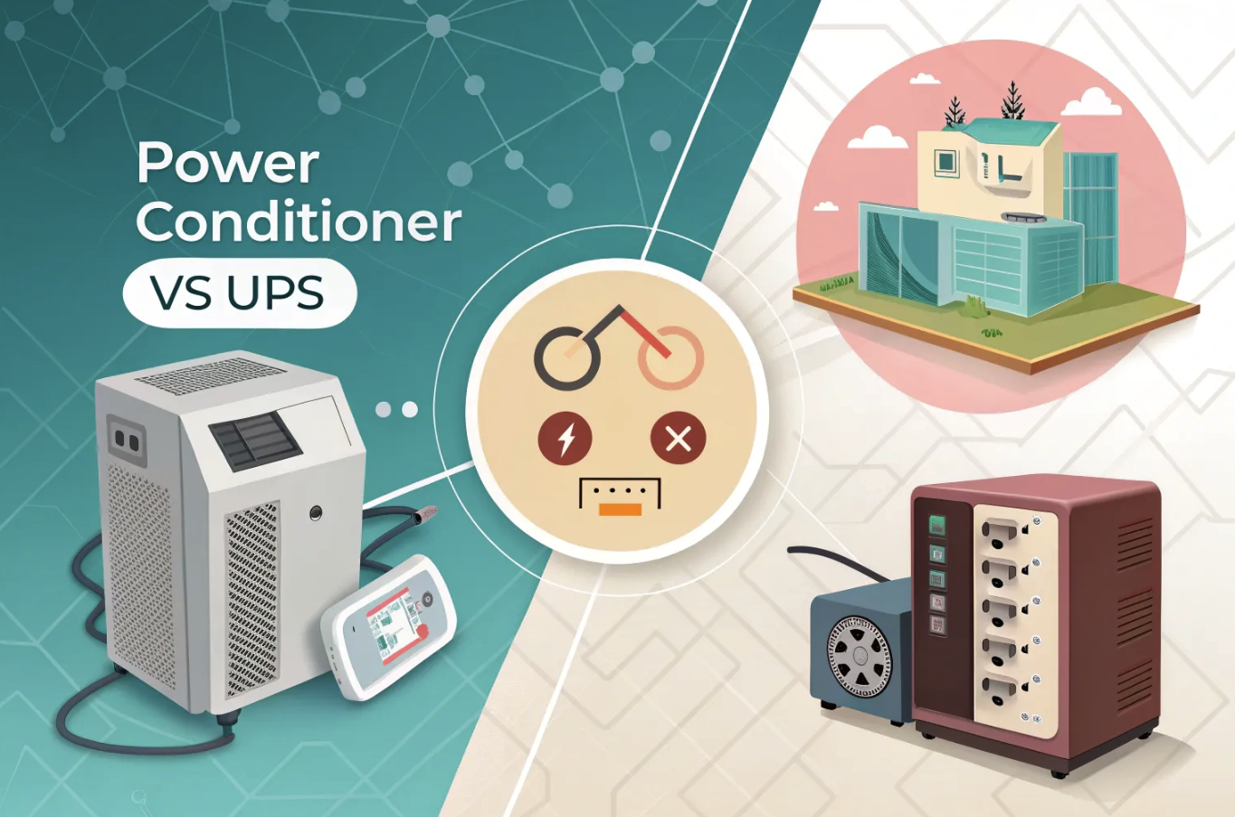 Power Conditioner vs UPS Comparison