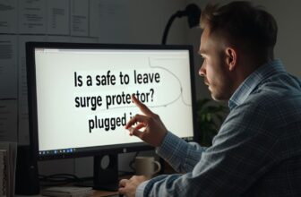 is it safe to leave surge protector plugged in