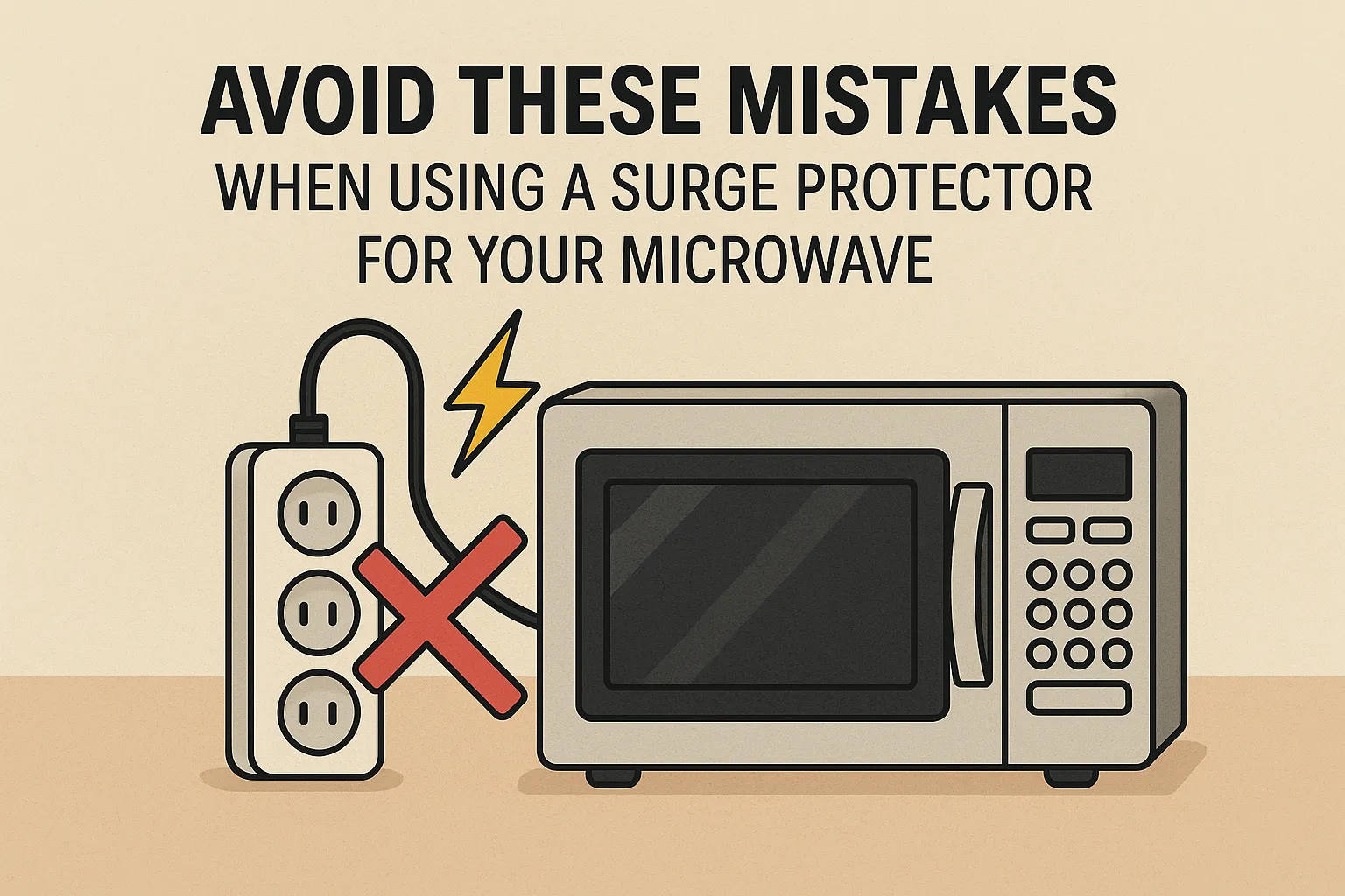 Avoid These Mistakes When Using a Surge Protector for Your Microwave