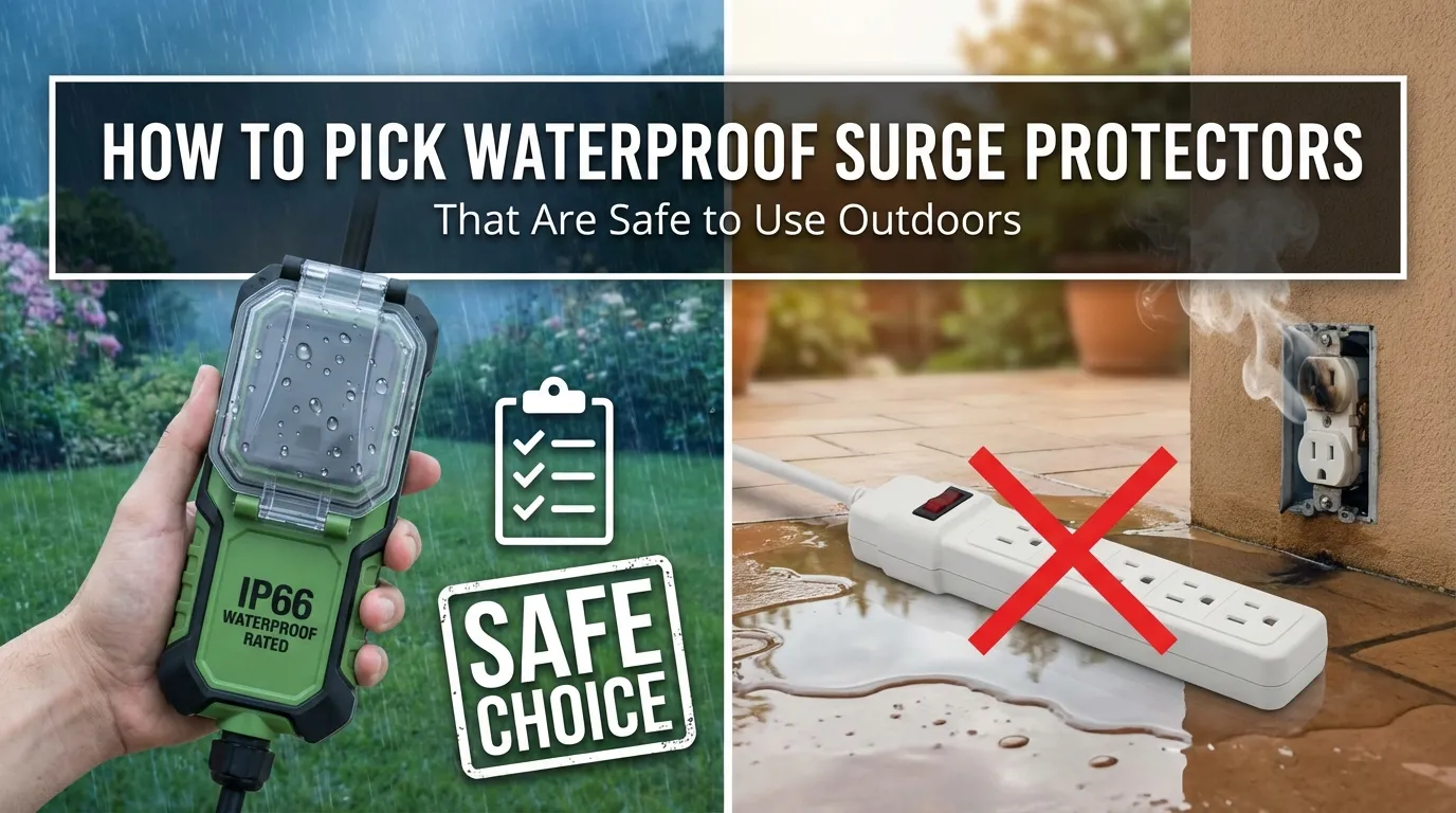 How to Pick Waterproof Surge Protectors That Are Safe to Use Outdoors