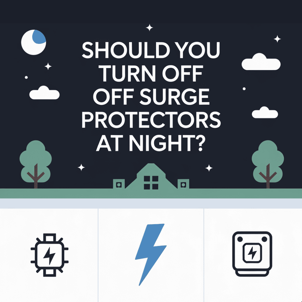 should you turn off surge protector at night