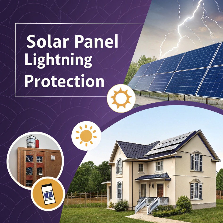 Solar Panel Lightning Protection