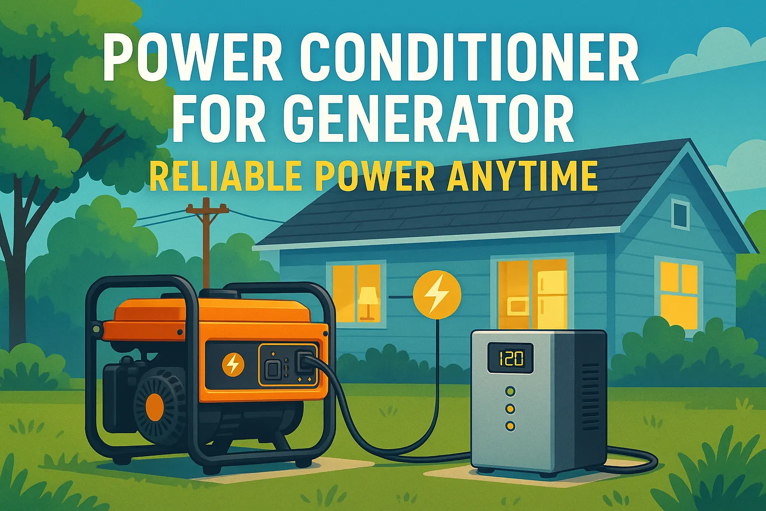 Power Conditioner for Generator- Reliable Power Anytime