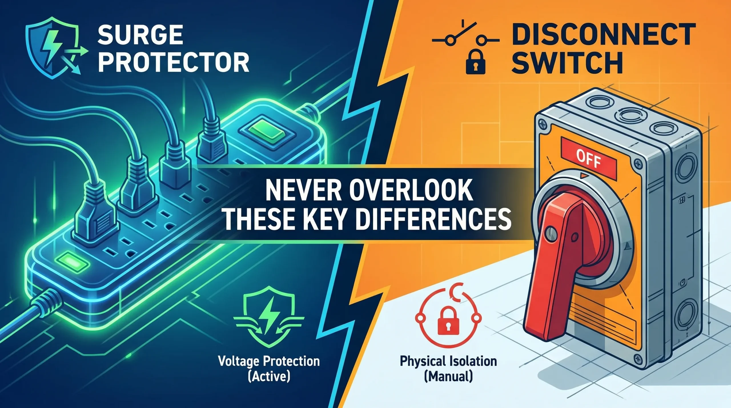 Surge Protector for Disconnect Never Overlook These Key Differences