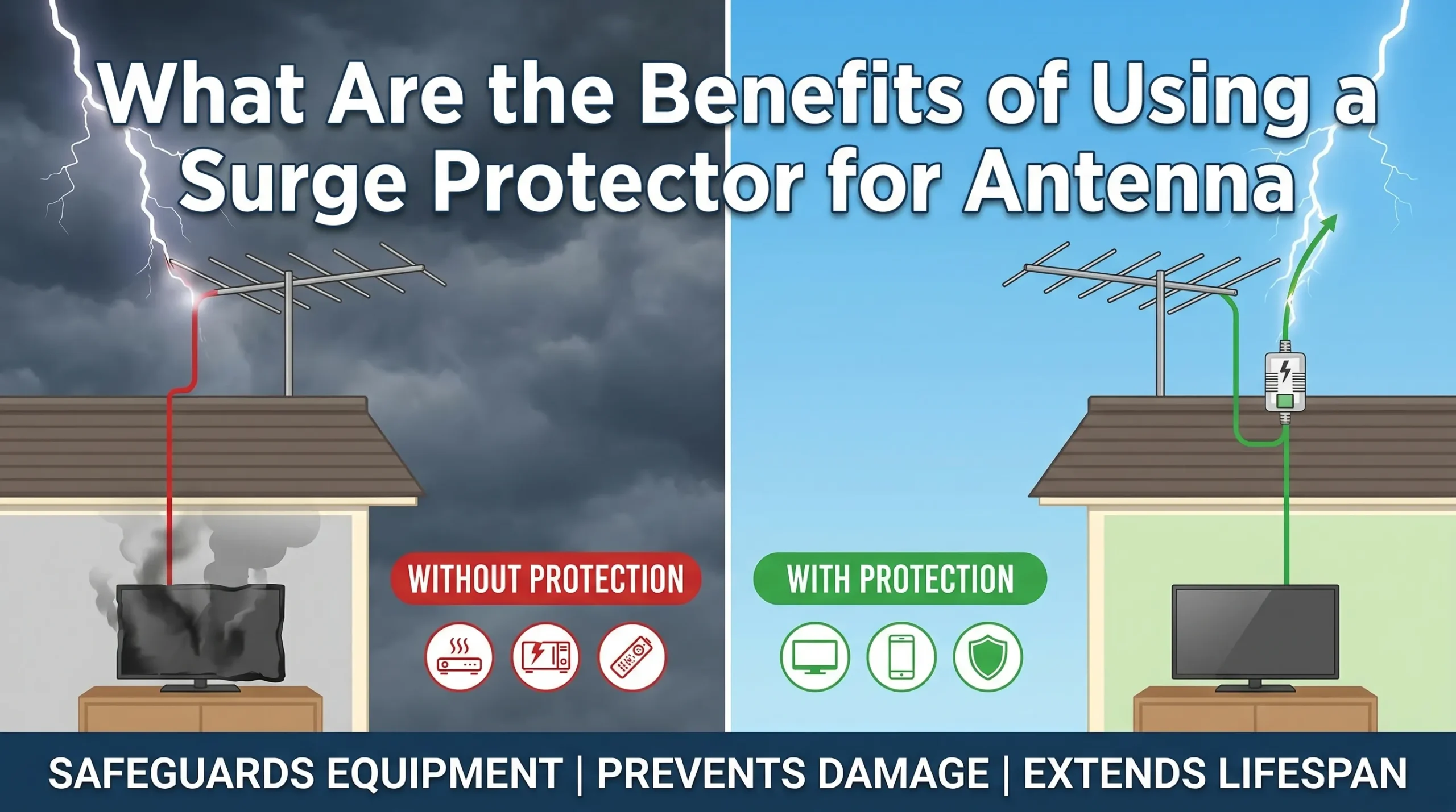What Are the Benefits of Using a Surge Protector for Antenna
