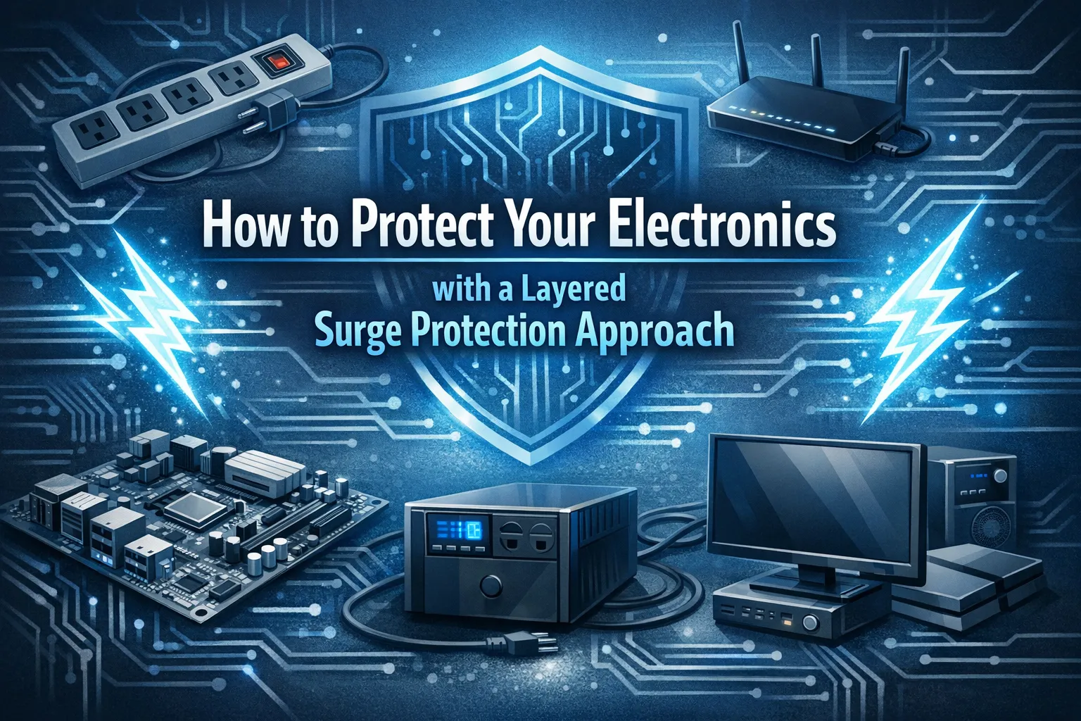 How to Protect Your Electronics with a Layered Surge Protection Approach