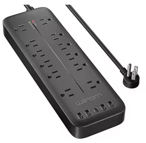 WILLNORN 12 AC Outlets Type C USB Surge Protectors