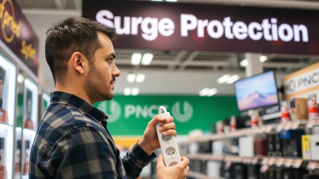 Shopping for surge protection device